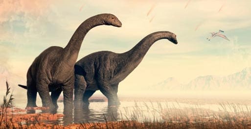 Apatosaurus Landschaft