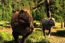 Abelisaurus auf der Jagd