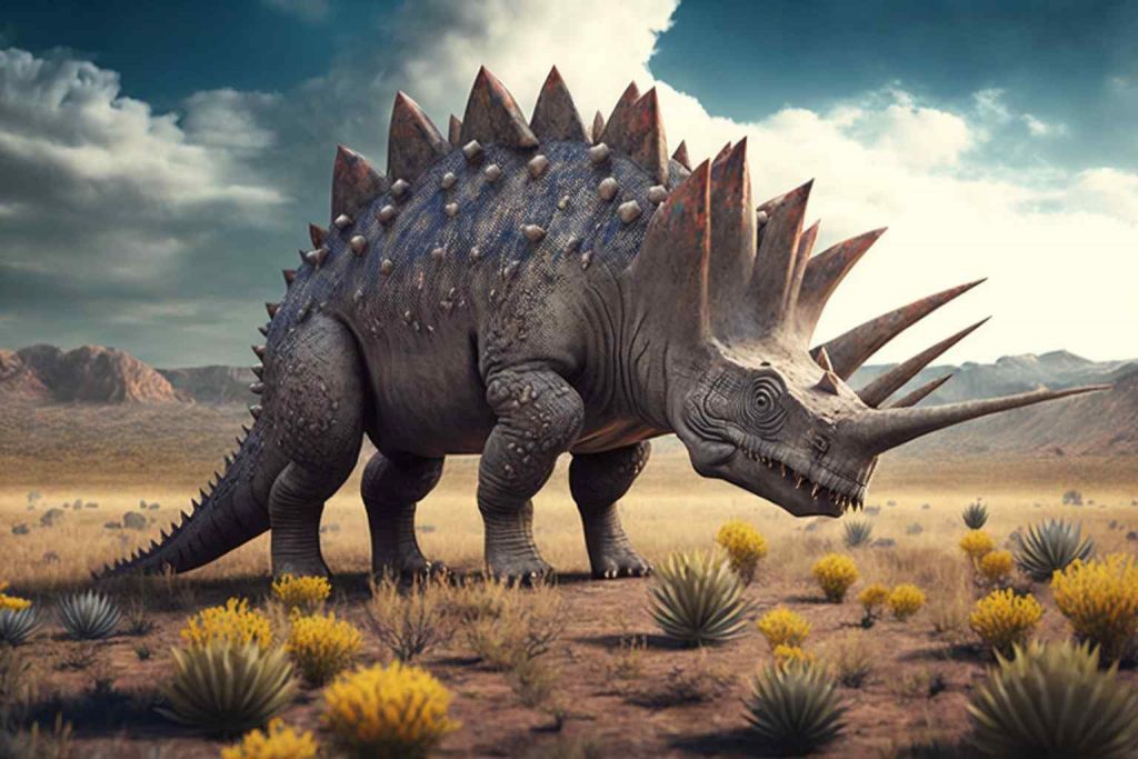 Stegosaurus Savanne 4