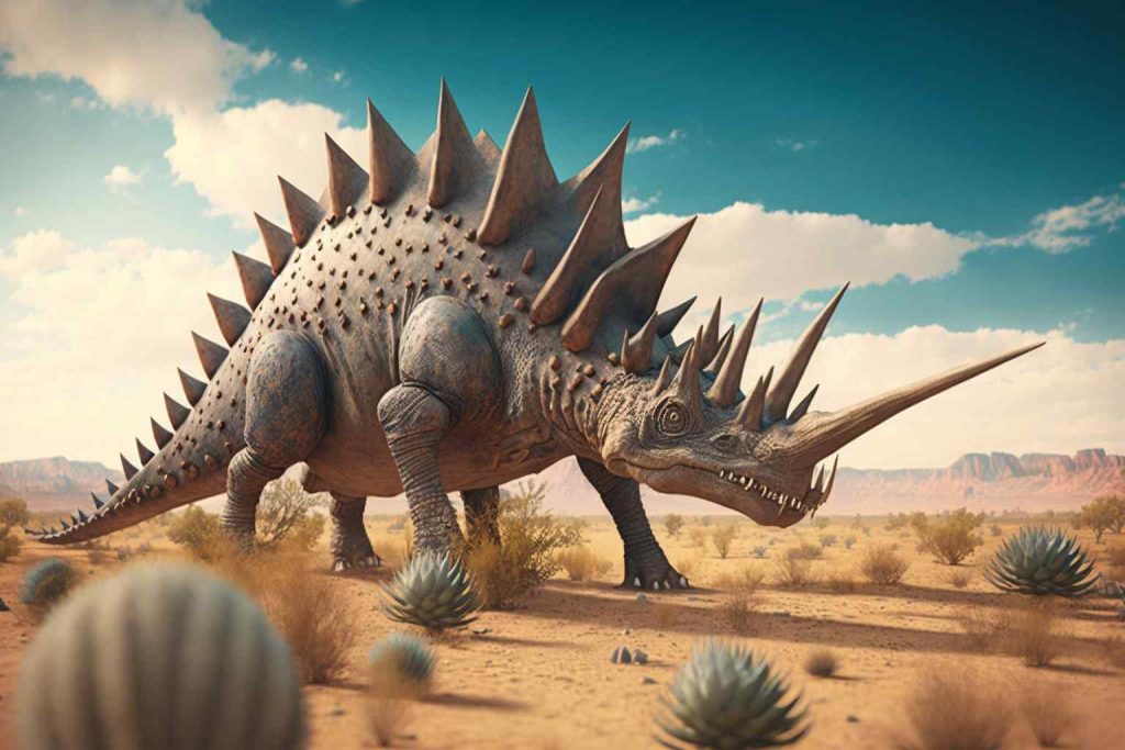 Stegosaurus Savanne 6